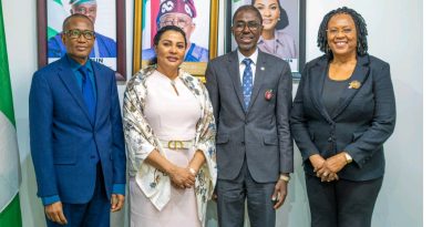 NDIC Management Pays Working Visit to Minister of State Finance