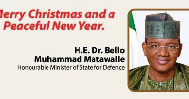 Matawalle Salutes Nigerian Military and  Citizens at Christmas… Calls for Love and Peaceful Coexistence