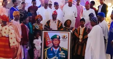 Major General IA Ajose Honored at Reception Ceremony in Lagos State