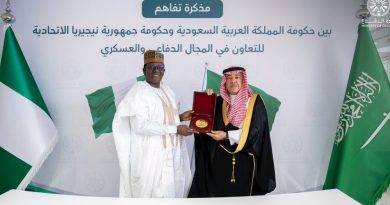 Nigeria and Saudi Arabia Sign MoU to Strengthen Defence and Military Cooperation 