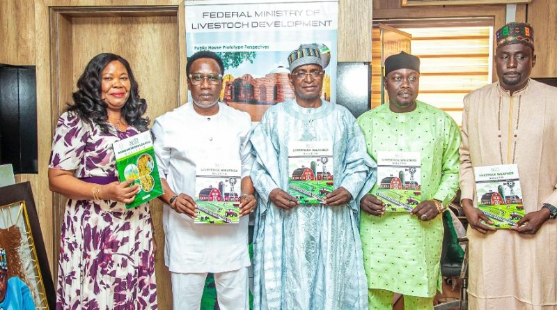 NiMet Presents Maiden Livestock Weather Bulletin to Minister of Livestock Development NiMet Presents Maiden Livestock Weather Bulletin to Minister of Livestock Development
