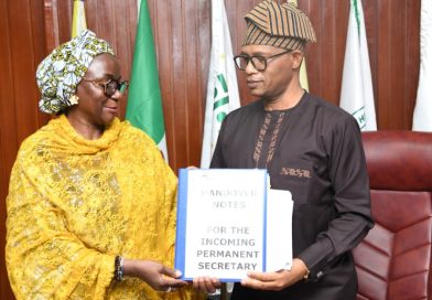 Olubunmi hands over to New FMYD Permanent Secretary