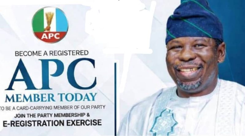 Amb. Musa Muhammad Tsoken Urges Supporters to Participate in Ongoing APC Online Registration 