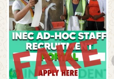 PUBLIC NOTICE: BEWARE OF FAKE INEC AD-HOC STAFF RECRUITMENT PORTAL