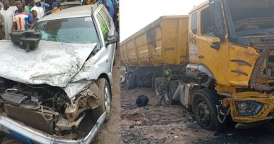 FRSC Confirms Death of 12 Victims at Gada Biyu Along Yangoji- Abuja Road, after Trailer Crash
