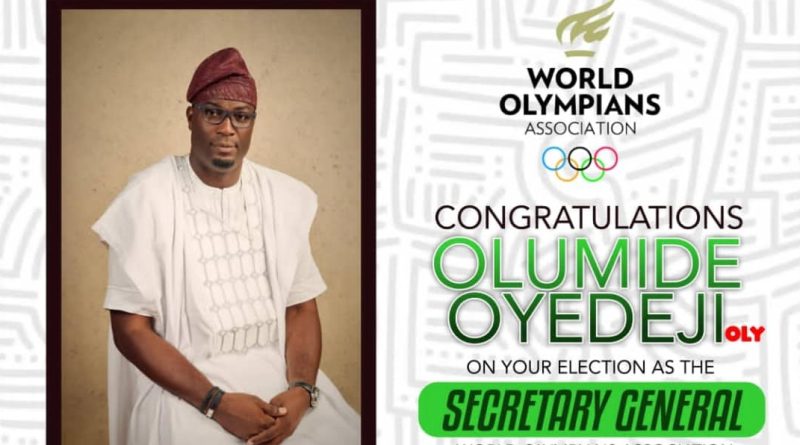 NSC Congratulates Olumide Oyedeji on Election as World Olympians Association Secretary General