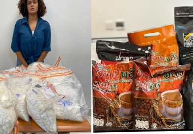 NDLEA intercepts Brazilian lady with N3b heroin in coffee bags.. Seizes bags of explosives heading to North; Nabs 72 year old, others in raids across the country NDLEA intercepts Brazilian lady with N3b heroin in coffee bags.. Seizes bags of explosives heading to North; Nabs 72 year old, others in raids across the country