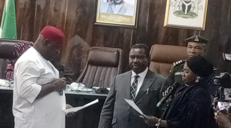 Amupitan warns against Nigligence, Swears in New Enugu, Appraises FCT, Kano and Rivers Elections Amupitan warns against Nigligence, Swears in New Enugu, Appraises FCT, Kano and Rivers Elections