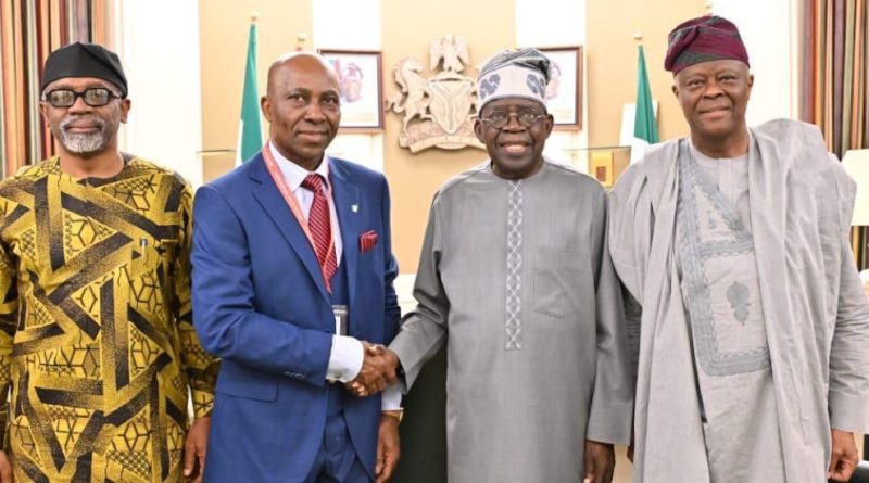 President Tinubu Receives New Tax Ombudsman …John Nwabueze Urges for Transparency 