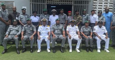 Nigerian Navy MCIO Commander Pays Courtesy Visit to Nigeria Customs Service, Kirikiri Lighter Terminal Area Command