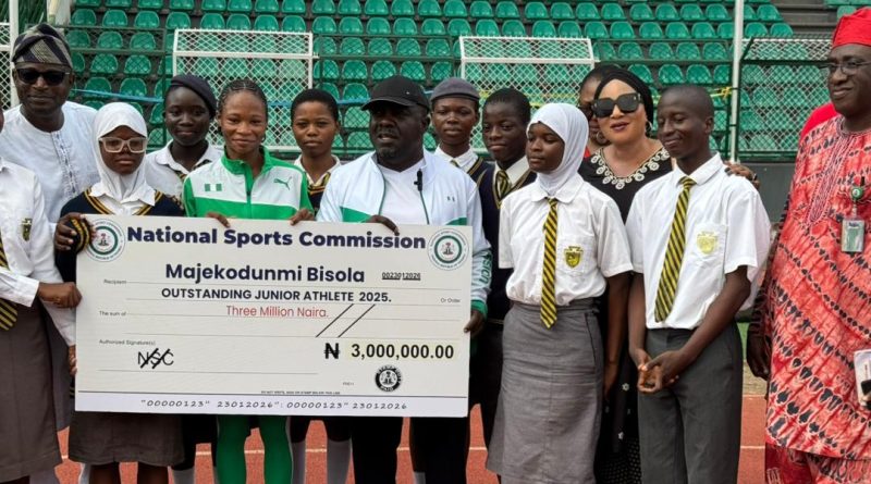 NSC Rewards Majekodunmi Afusat Bisola with ₦3 Million as Appreciation Tour Continues