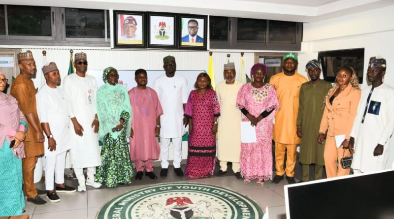 Minister of Youth Development Receives 2026 National Youth Security Emblem from Nigeria Youth Organisation