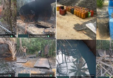 Nigerian Navy Destroys Illegal Crude Oil Storage Site in Rivers