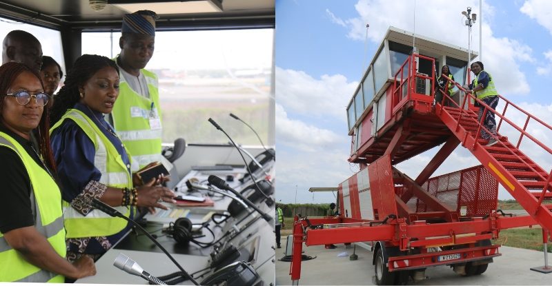 NAMA Installs Mobile Control Tower at Lagos International Airport After Fire Incident
