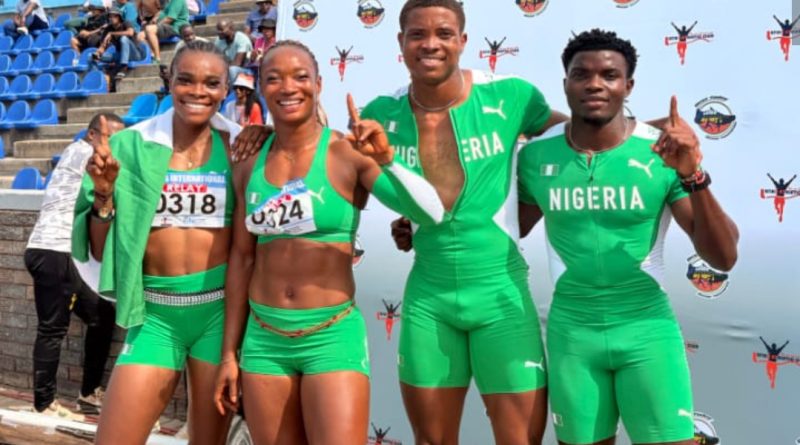 Nigeria Storms to African Record, Edges Closer to World Relays Qualification in Mixed 4x100m Nigeria Storms to African Record, Edges Closer to World Relays Qualification in Mixed 4x100m