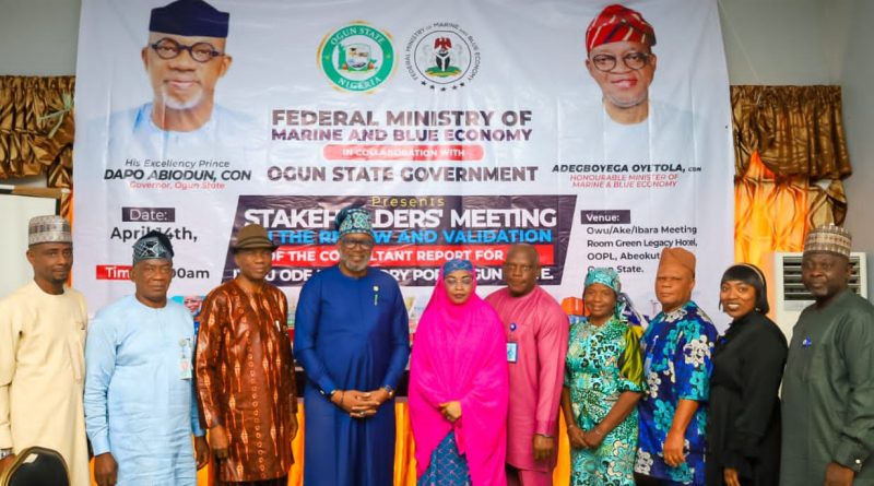 FG Moves to Fast-Track Ijebu-Ode Inland Dry Port, Validates Technical Reports with Stakeholders