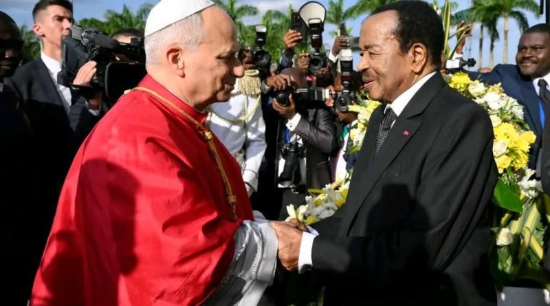 POPE FRANCIS ARRIVES IN CAMEROON, CALLS FOR PEACE, UNITY IN AFRICA