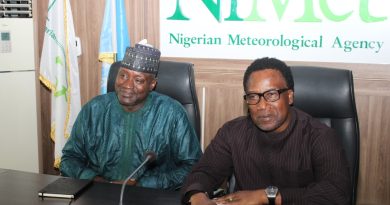 Kambari Pririotises Staff Welfare, Collaboration as He Visits NiMet on Familiarization Tour