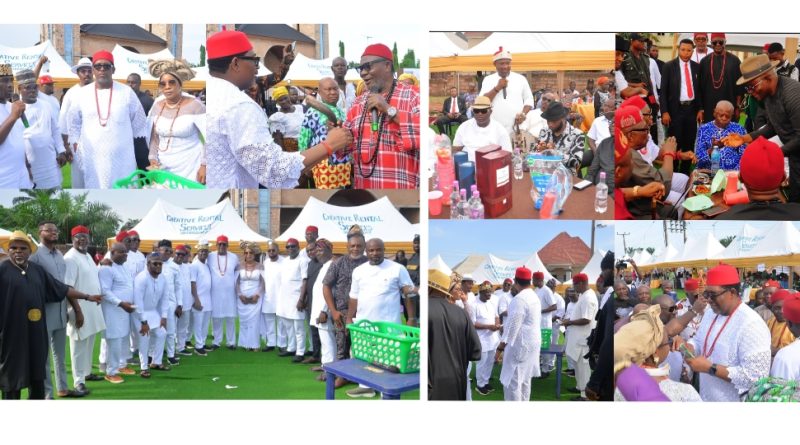 Dignitaries, Community Leaders Honour Late Chief Onwumere at Abba Burial Ceremony