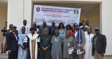 CIoTA Inducts New Members, Honours AAAU Acting Vice-Chancellor, Advances Sustainable Aviation