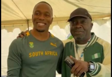 Olopade Calls for End to Xenophobia, Promotes African Unity at World Relays Camp