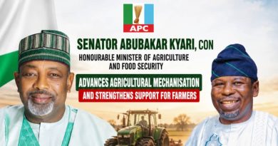 Amb. Tsoken Lauds Kyari for Driving Mechanisation to Boost Food Security, Empower Farmers