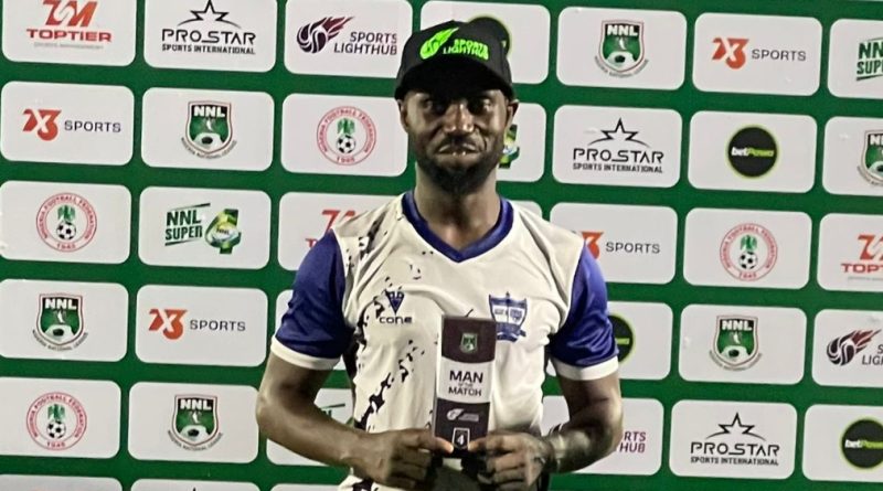 NNL SUPER FOUR: Sinbad Dedicates MOTM Award to Mother After Doma United Edge Inter Lagos