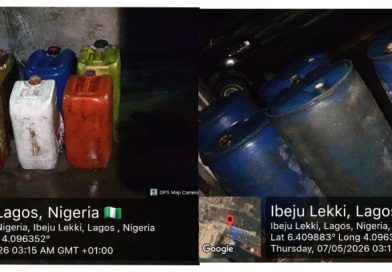 Nigerian Navy Seizes 1,800 Litres of Suspected Illegal Diesel in Ibeju-Lekki Raid