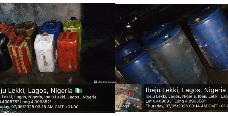 Nigerian Navy Seizes 1,800 Litres of Suspected Illegal Diesel in Ibeju-Lekki Raid