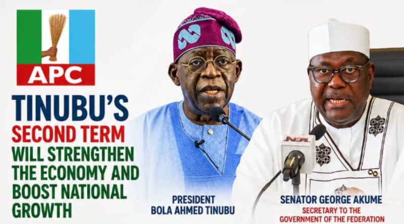 Amb Musa Muhammed Tsoken: Tinubu’s Second Term will strengthen Economy and Boost National Growth