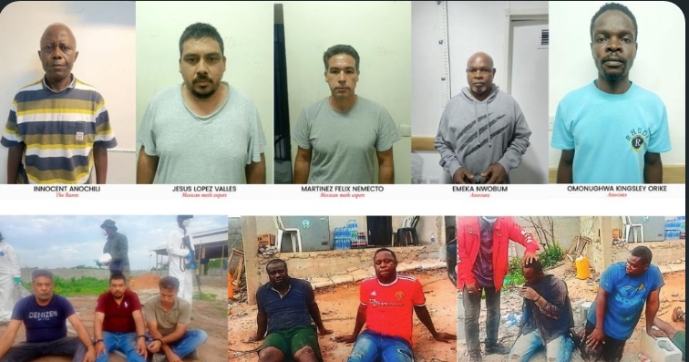 NDLEA Dismantles Nigerian-Mexican Meth Syndicate, Arrests Drug Baron NDLEA Dismantles Nigerian-Mexican Meth Syndicate, Arrests Drug Baron