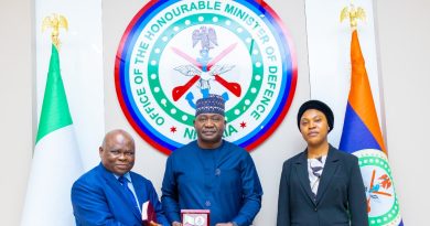 Defence Minister Hosts Pastor Lazarus, Seeks Sustained National Support for Troops