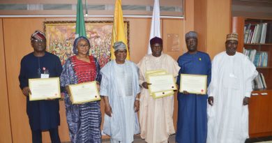 Nigeria Presents Letters of Credence to  Four Countries, as 63 Envoys Receive Host Country Approval