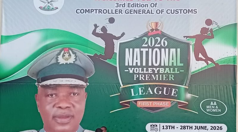 CG Adeniyi’s Reforms Driving Excellence in Customs, Says Hadison After Volleyball Victory CG Adeniyi’s Reforms Driving Excellence in Customs, Says Hadison After Volleyball Victory