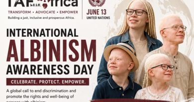 UN International Albinism Awareness Day: TAFAfrica Calls for Greater Protection, Inclusion of Persons with Albinism