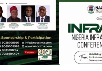 NACCIMA to Host INFRACON 2026 on Mobilising Private Capital for Infrastructure Development, Calls for Sponsorship