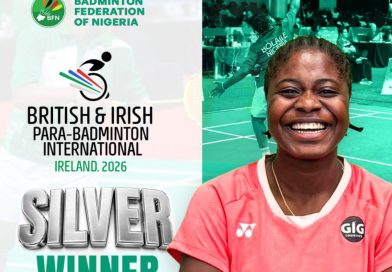 Bolaji Wins Silver at British & Irish Para-Badminton International in Ireland
