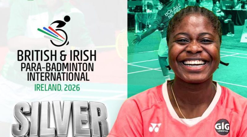 Bolaji Wins Silver at British & Irish Para-Badminton International in Ireland
