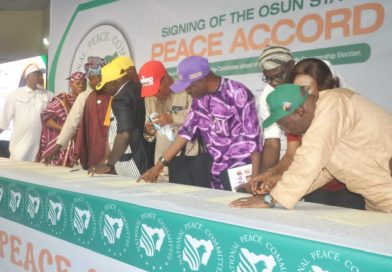 INEC Warns Against Election Violence as Political Parties Sign Osun Peace Accord Ahead of Governorship Poll
