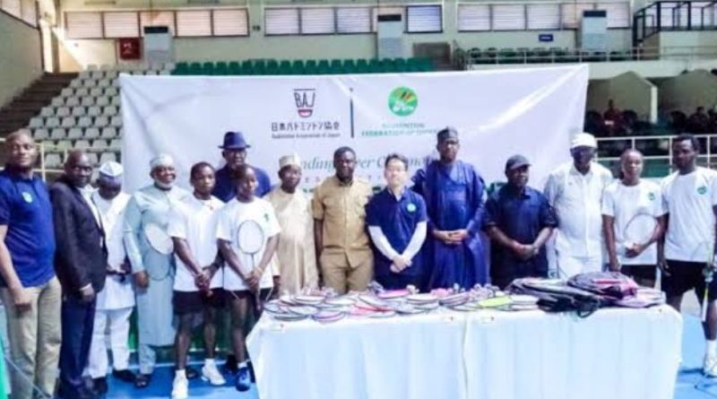 Japan Donates Badminton Equipment to Boost Grassroots Development in Nigeria