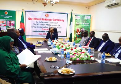 Bangladesh High Commission Hands Over Certificates to Nigerian, Gambian Diplomats