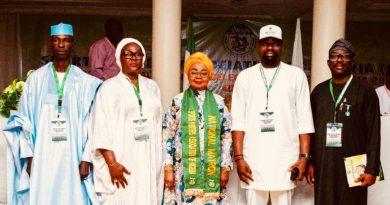FCC Boss Omidiran Becomes First National Matron of SWAN, Pledges Support for Sports Writers