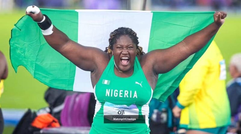 World U20 Championships: Jessica Oji Makes History, Wins Nigeria’s First-Ever Field Event World Title