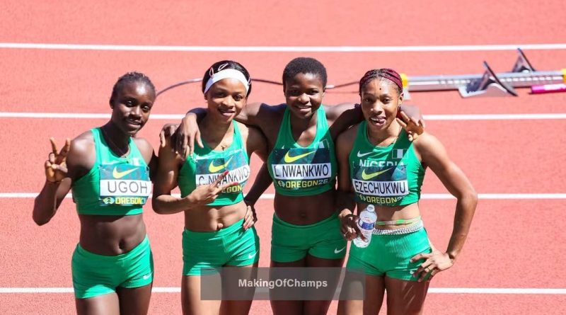 Oregon2026: Team Nigeria Storms Into Women’s 4x100m, 4x400m Finals at World U20 Championships Oregon2026: Team Nigeria Storms Into Women’s 4x100m, 4x400m Finals at World U20 Championships