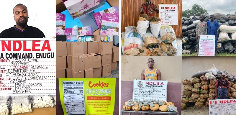 NDLEA Nabs, Italy-Based Businessman Excretes 98 Cocaine Wraps at Enugu Airport, Arrestes Drug Offenders NDLEA Nabs, Italy-Based Businessman Excretes 98 Cocaine Wraps at Enugu Airport, Arrestes Drug Offenders