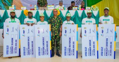 NYSC DG Urges Corps Members to Embrace Agribusiness as Six Receive N10m Grants
