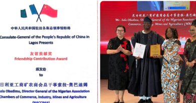 Chinese Consulate Honours NACCIMA DG Obadimu for Boosting Nigeria-China Trade