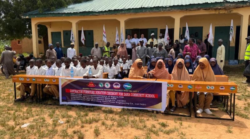 TCN PROJECT CONTRACTORS SUPPORT ZARIA SCHOOL WITH NEW CLASSROOM FURNITURE TCN PROJECT CONTRACTORS SUPPORT ZARIA SCHOOL WITH NEW CLASSROOM FURNITURE