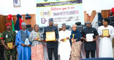 Defence Minister Urges Staff to Embrace Unity, Professionalism for Greater Productivity