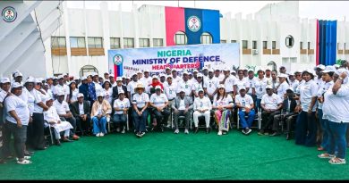 Defence Ministry Rewards Six Staff for Outstanding Customer Service  By News Dot Africa  The Ministry of Defence has rewarded six members of staff for their outstanding performance and commitment to excellent customer service as part of efforts to promote professionalism, accountability and efficient service delivery.  The awards were presented on Thursday, October 8, 2026, during the closing ceremony of the 2026 Customer Service Week held at the Ministry’s headquarters, Ship House, Abuja.  Speaking at the event, the Director overseeing the Office of the Permanent Secretary, Mrs Bosede Olaniyi, reaffirmed the Ministry’s commitment to excellence, professionalism and effective service delivery in the discharge of its responsibilities.  Olaniyi commended the award recipients for their outstanding contributions, noting that excellence in service delivery remained essential to the effective functioning of the Ministry and the successful achievement of its mandate.  She explained that the recognition was designed to celebrate personnel who had demonstrated exemplary commitment, dedication and professionalism in their respective duties.  According to her, the initiative would also encourage other members of staff to embrace higher standards of performance in the overall interest of the nation.  “The recognition of outstanding staff is not only a reward for good performance but an encouragement for others to strive for higher standards of service in the overall interest of the nation,” she said.  The Director urged staff to uphold the core values of professionalism, integrity, efficiency and accountability, stressing that every employee had an important role to play in building a responsive and service-oriented Ministry.  She also called on personnel to regard customer service as a collective responsibility rather than the duty of a particular department or group of employees.  Olaniyi emphasised the need for staff to treat colleagues, stakeholders and members of the public with respect, courtesy and professionalism, noting that the quality of interactions within and outside the Ministry contributed significantly to public confidence in government institutions.  She encouraged employees to sustain the spirit of the Customer Service Week beyond the celebration by ensuring that the principles of excellent service became an integral part of their daily activities.  Earlier, the Director of Reform Coordination and Service Improvement, Mrs Ogidi-Paul I.H., fdc, said the six award recipients had distinguished themselves through their commitment, dedication and demonstration of excellent customer service in their various capacities.  She noted that the recognition was a reflection of their contributions to improving service delivery within the Ministry.  Ogidi-Paul expressed appreciation to Olaniyi for her leadership, encouragement and invaluable support towards the successful organisation of the 2026 Customer Service Week.  She observed that the achievements recorded during the week-long celebration would not have been possible without the guidance and commitment of the Director overseeing the Office of the Permanent Secretary.  She also acknowledged the support and participation of the Ministry’s management team, describing their involvement as important to the success of the programme.  The high point of the ceremony was the presentation of awards to the six recognised personnel by Olaniyi.  The recipients were Gaiya I. Reuben, Haruna Abdullahi, Corporal Akawu Blessing Uweng, Usman Shuaibu, Abubakar Idris and Isah Gunduma.  The awardees expressed appreciation to the Ministry for recognising their contributions and rewarding their commitment to service.  The ceremony was attended by directors and other members of staff of the Ministry of Defence.  The 2026 Customer Service Week celebration underscored the Ministry’s emphasis on recognising outstanding performance and encouraging a workplace culture that prioritises professionalism, responsiveness and accountability.  Through the recognition of deserving personnel, the Ministry seeks to strengthen its internal service standards and promote an institutional culture in which employees are encouraged to deliver quality service to colleagues, stakeholders and the Nigerian public.